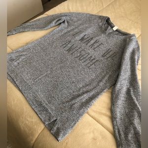 Womens gray pj top